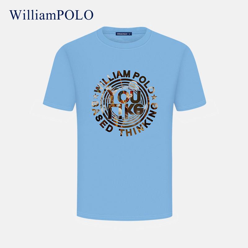 Áo Polo nam cổ tròn ngắn tay của WilliamPOLO cho mùa hè.