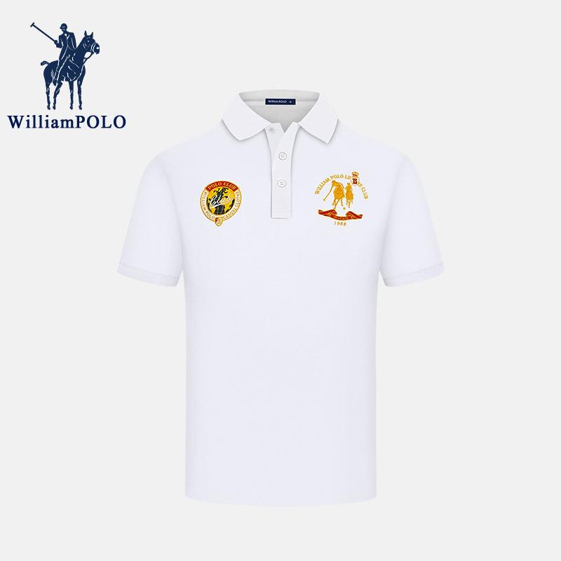 Áo Polo mới của WilliamPOLO mùa hè, áo nhẹ thương mại nghỉ dưỡng hàng ngày.