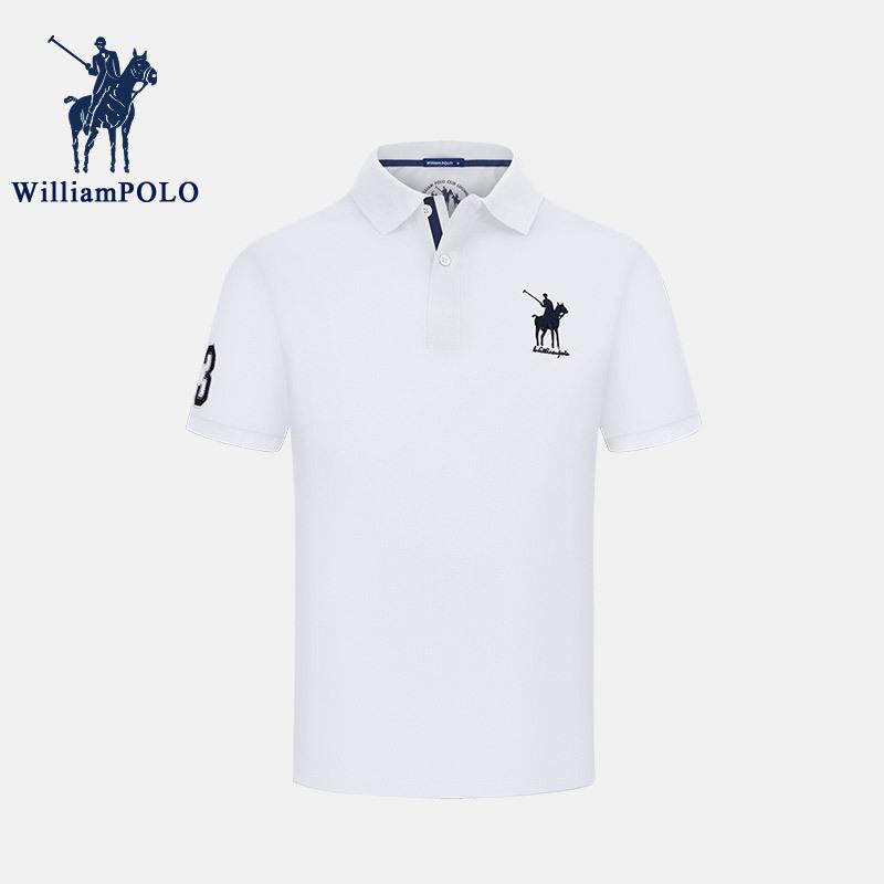Áo Polo mới mùa hè của Hoàng đế Paul, màu đơn giản, tay ngắn, dày nhẹ, thời trang và đơn giản.