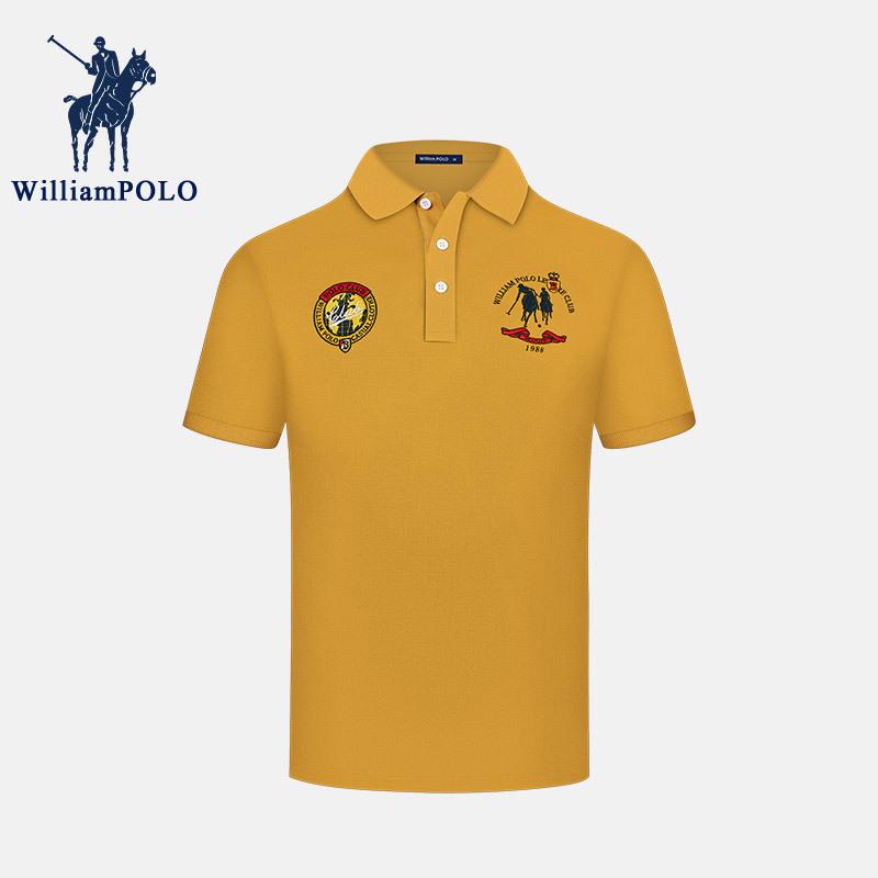 Áo Polo mới của WilliamPOLO mùa hè, áo nhẹ thương mại nghỉ dưỡng hàng ngày.