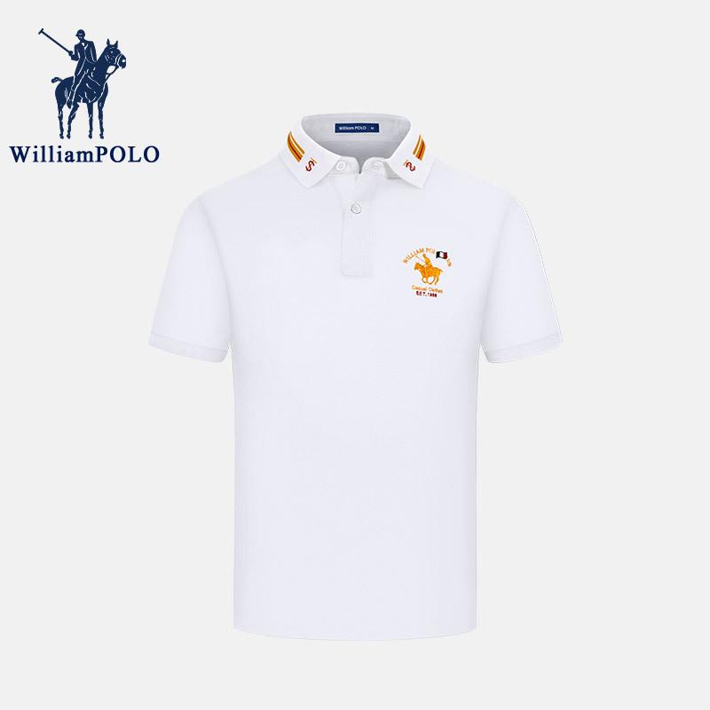 Áo Polo mới mùa hè của WilliamPOLO cho sỉ thời trang nhẹ kinh doanh nghỉ dưỡng đơn giản.