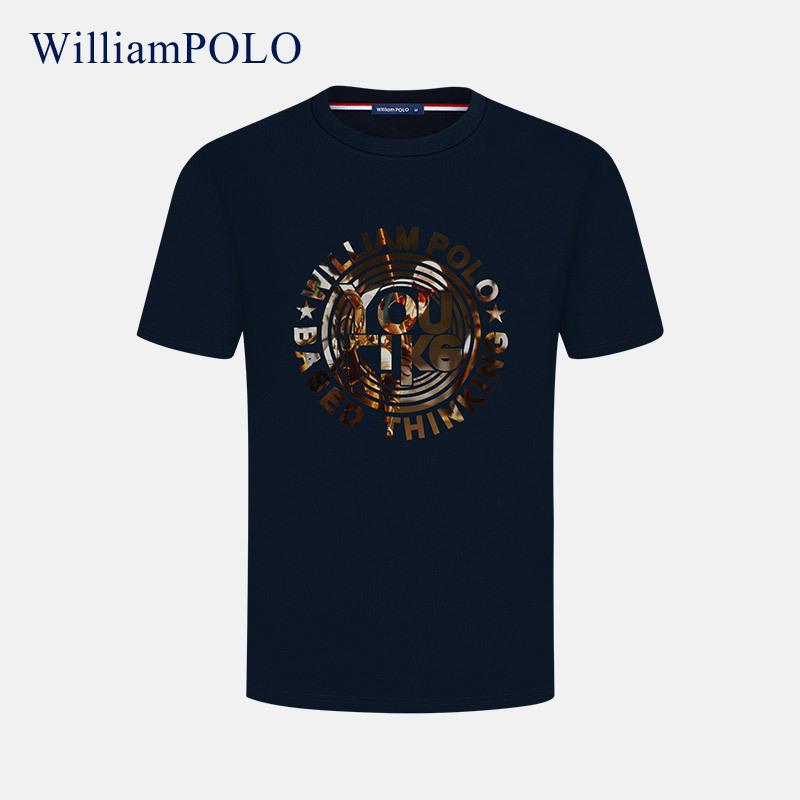 Áo Polo nam cổ tròn ngắn tay của WilliamPOLO cho mùa hè.
